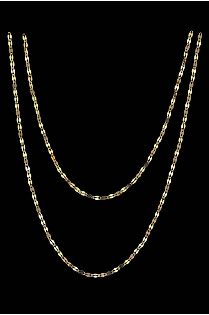 Altın Zincir Kolye Aynalı İtalyan 14 Ayar 0,48 gr