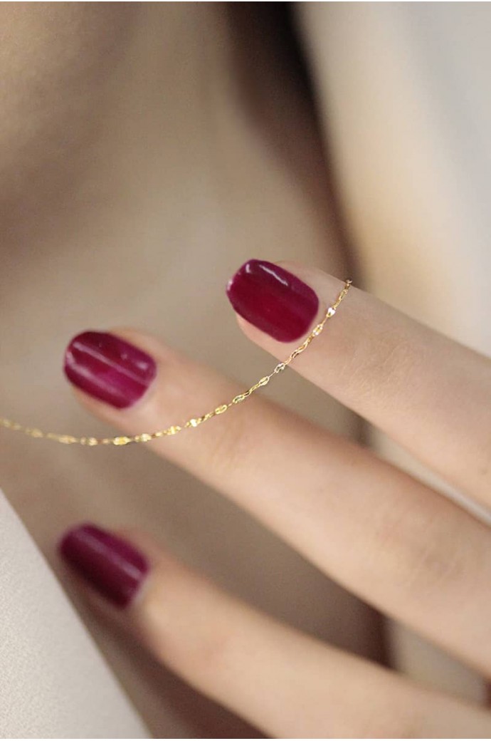 Altın Zincir Kolye Aynalı İtalyan 14 Ayar 0,48 gr