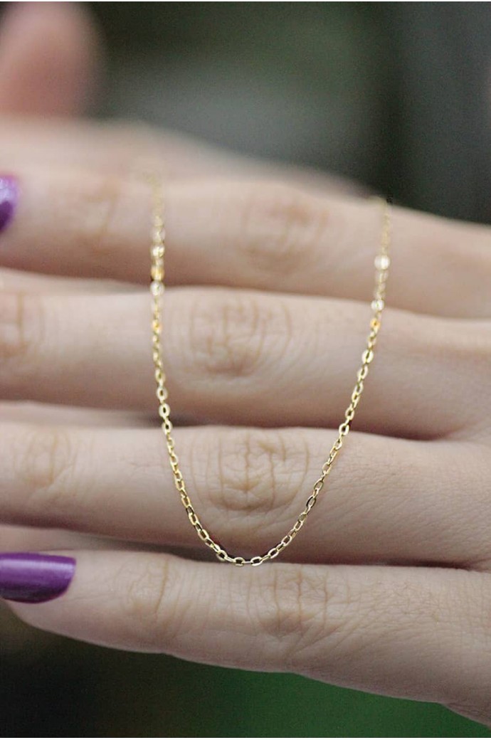 Altın Zincir Kolye 25'lik Forse 8 Ayar 0,76 gr