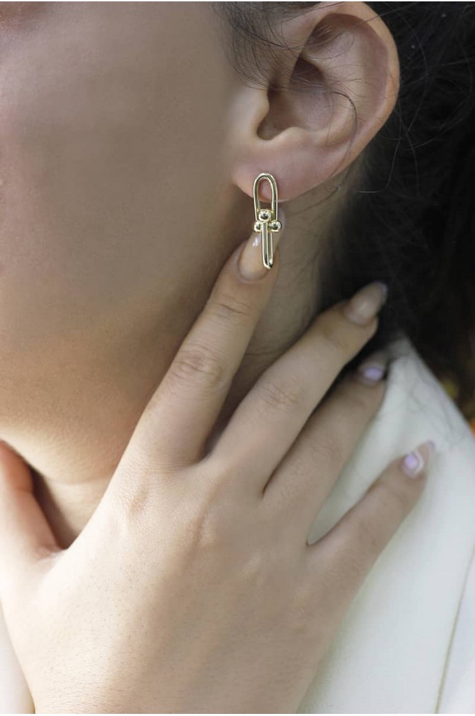 Altın Küpe Toplu Ataç 14 Ayar 2,98 gr