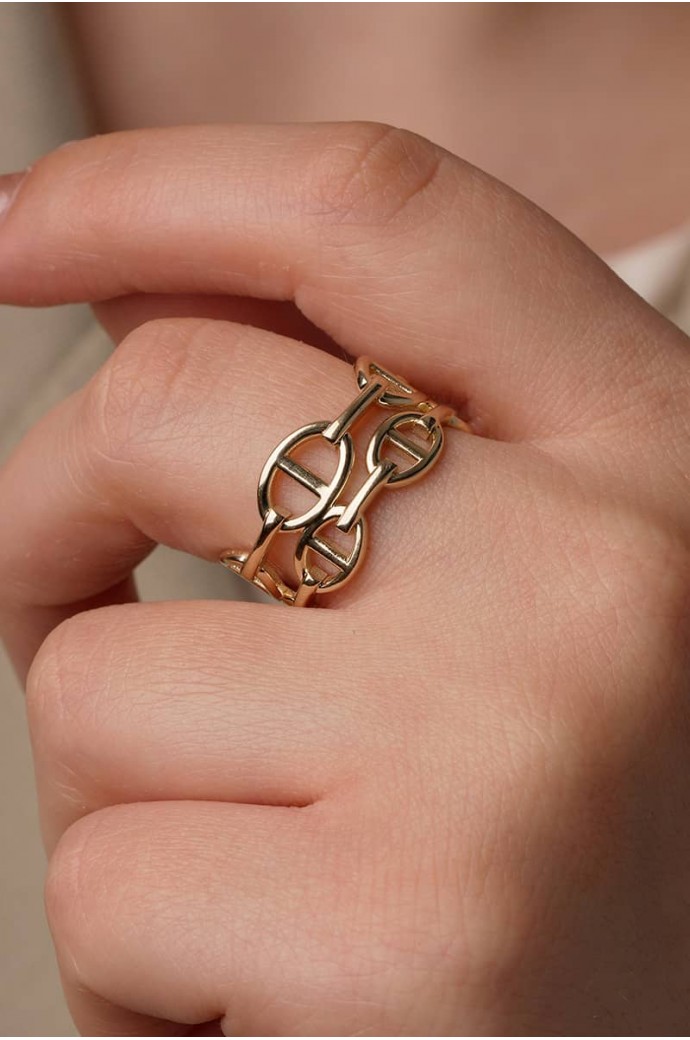 Altın Yüzük Sarı 14 Ayar 5,96 gr