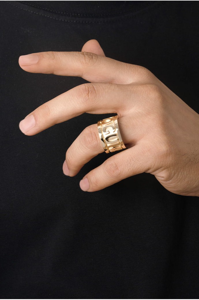 Altın Alyans İsimli Özel Tasarım 14 Ayar 24,52 gr