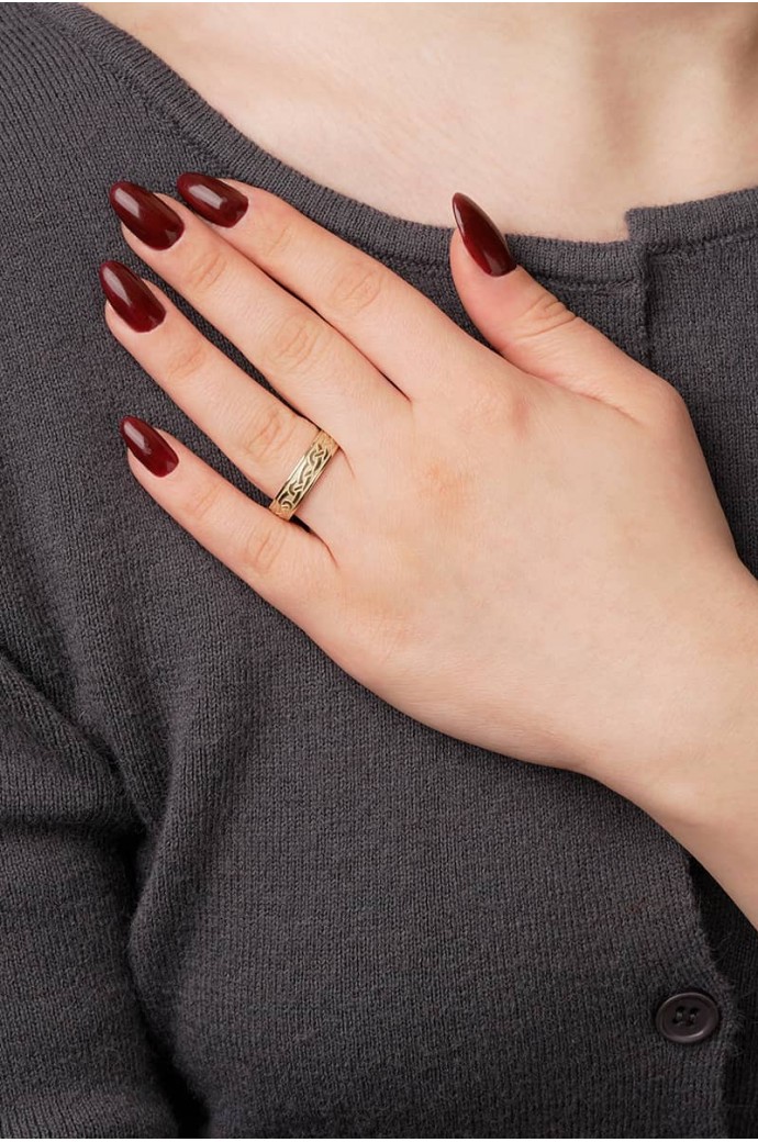 Altın Alyans Desenli Sarı 14 Ayar 3,00 gr