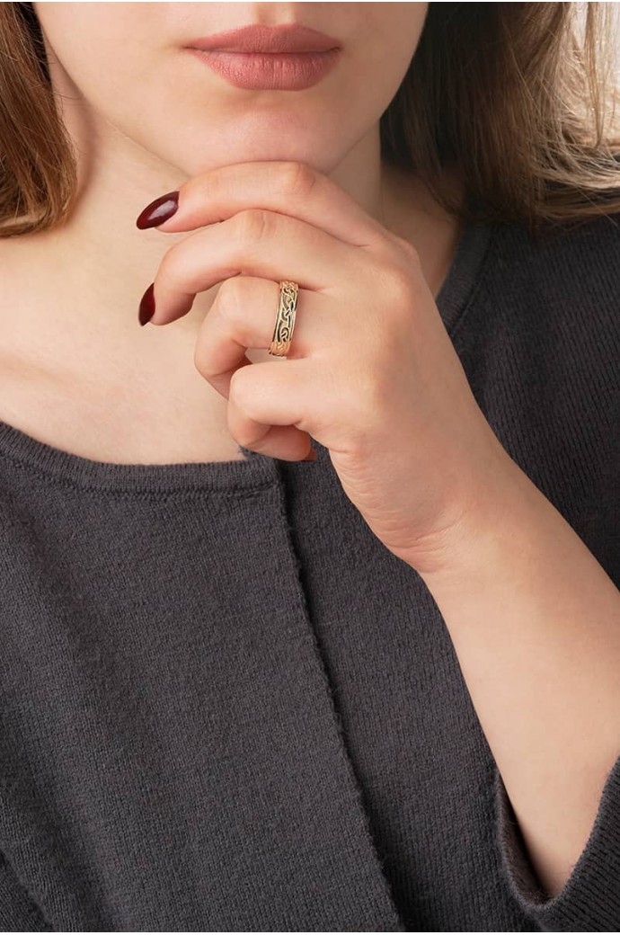 Altın Alyans Desenli Sarı 14 Ayar 3,00 gr