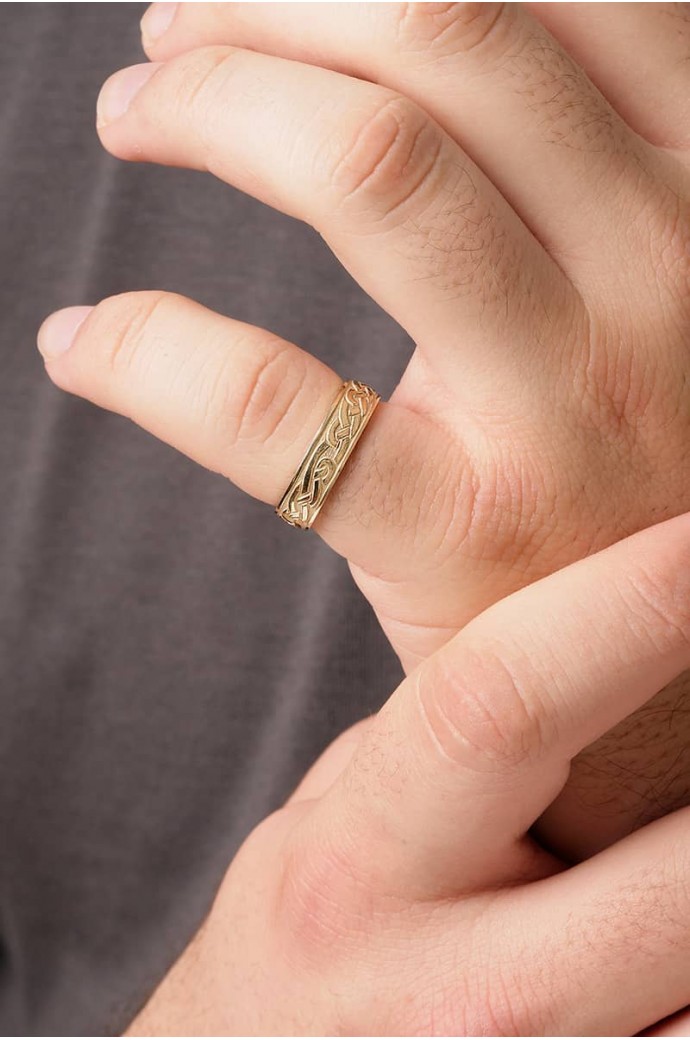 Altın Alyans Desenli Sarı 14 Ayar 6,00 gr