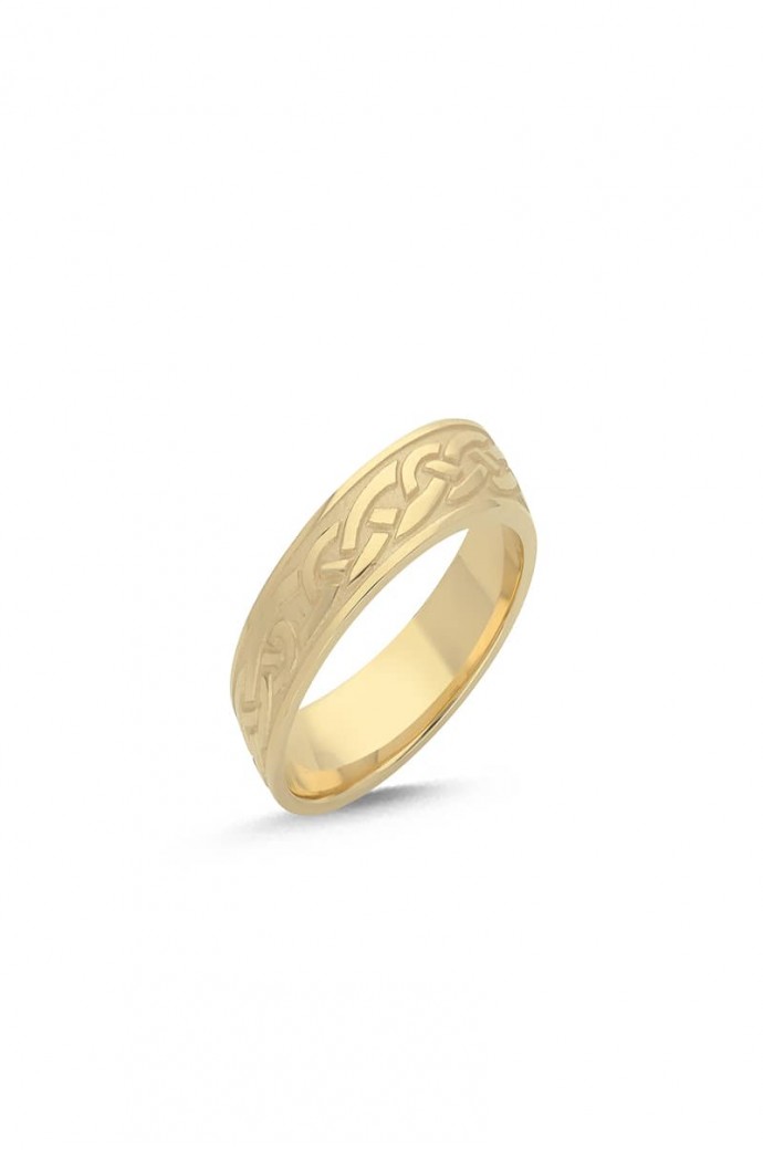 Altın Alyans Desenli Sarı 14 Ayar 6,00 gr