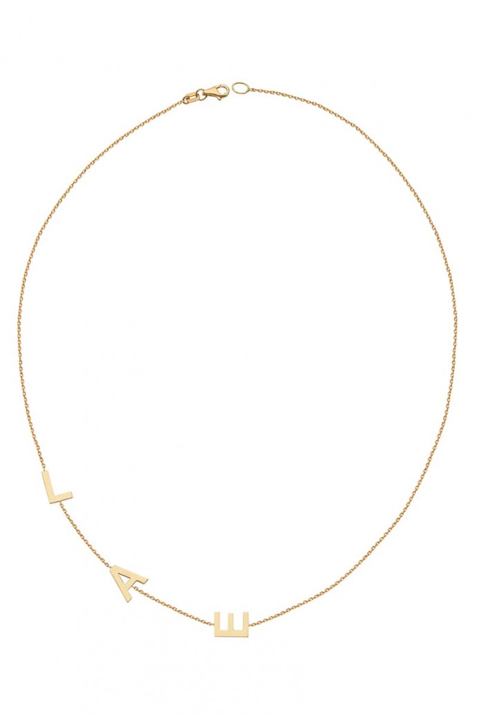 Harfli Altın Kolye LAE 14 Ayar 1,80 gr 