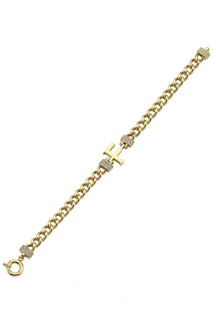 Altın Bileklik F Harfli 14 Ayar 10,28 gr