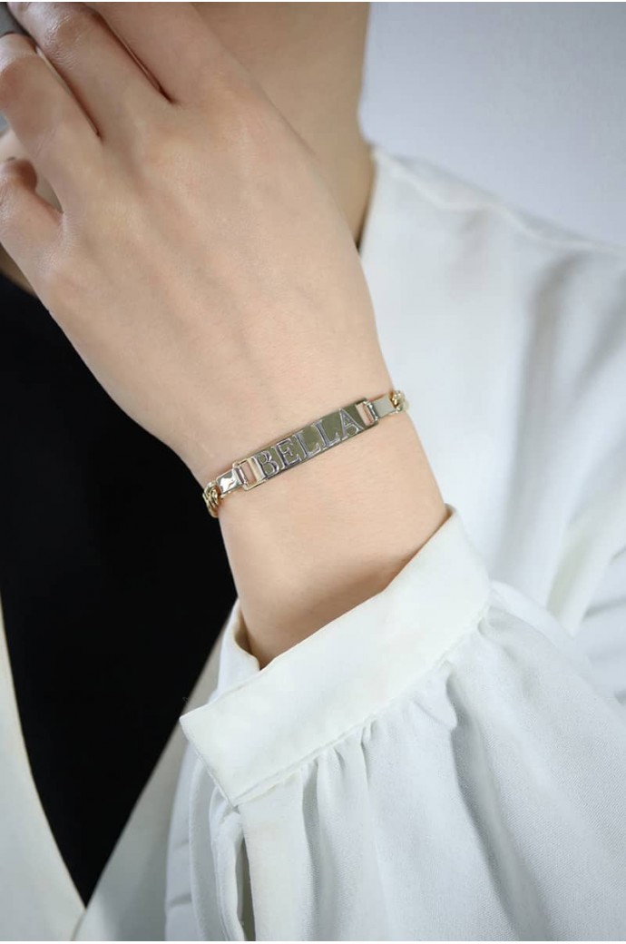 İsimli Altın Bileklik Bella 14 Ayar 5,90 gr 