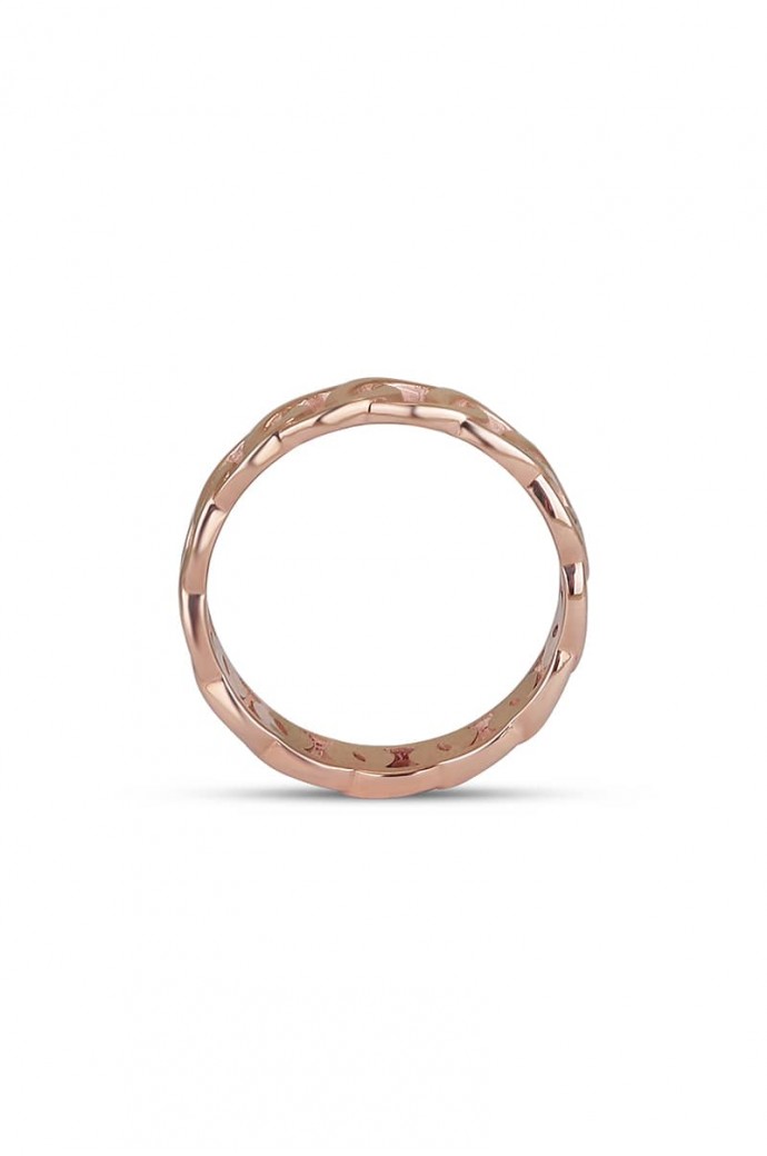 Günlük Minimal Rose Altın Alyans