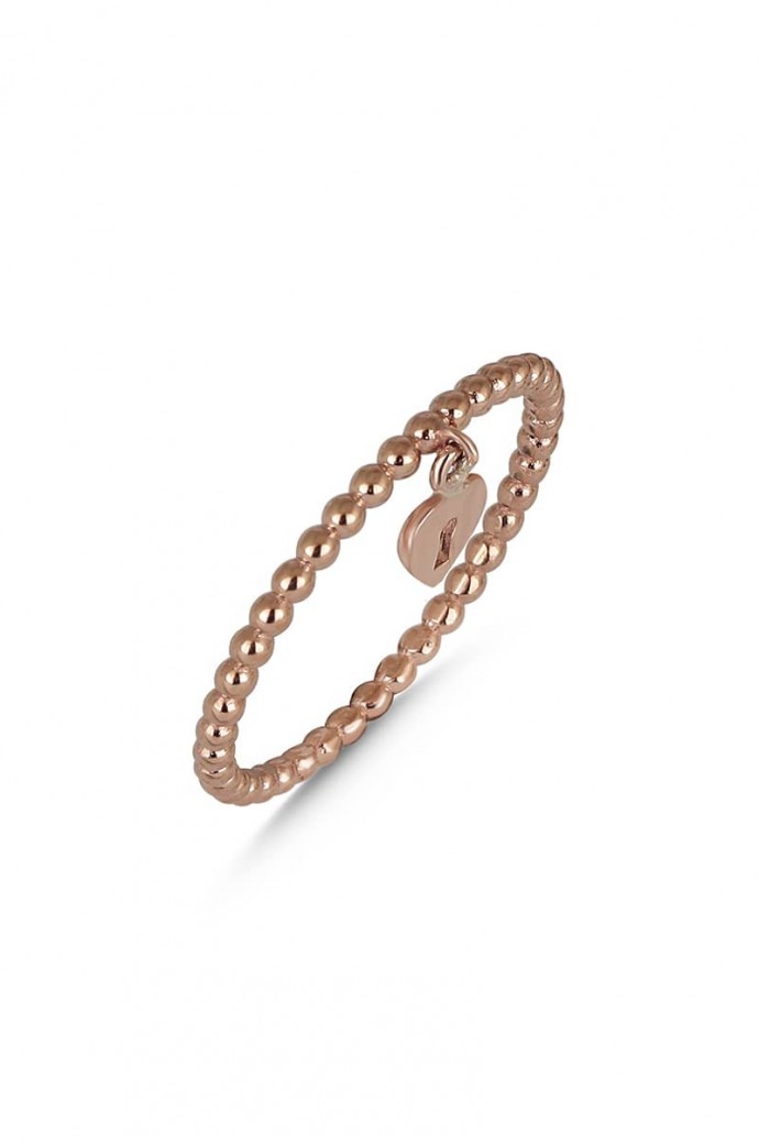 Günlük Minimal Rose Altın Yüzük 8 Ayar 1,06 gr 