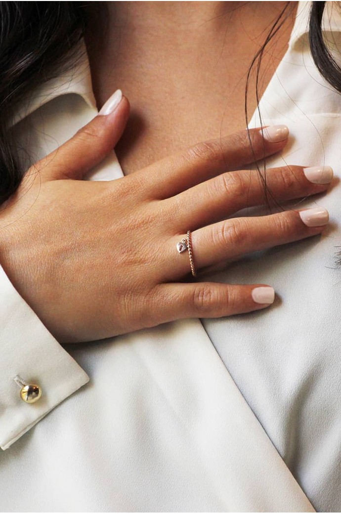 Günlük Minimal Rose Altın Yüzük 8 Ayar 1,06 gr 