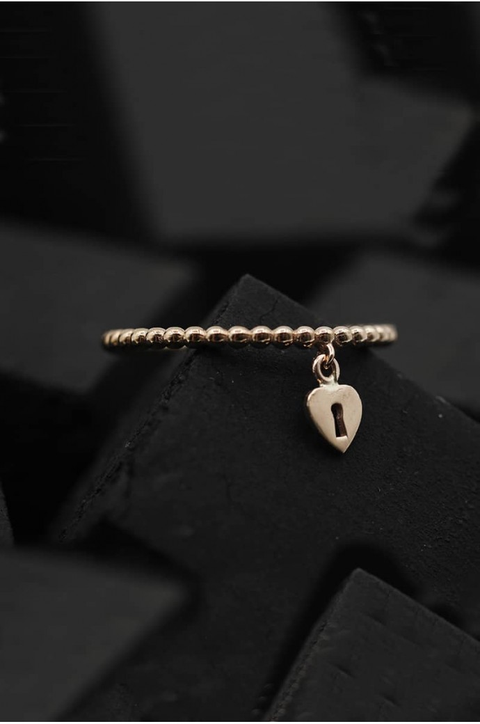 Günlük Minimal Rose Altın Yüzük 8 Ayar 1,06 gr 