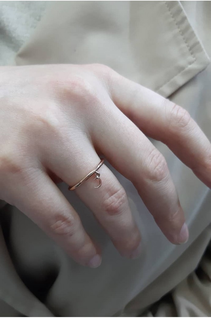 Günlük Minimal Rose Altın Yüzük 8 Ayar 1,42 gr 