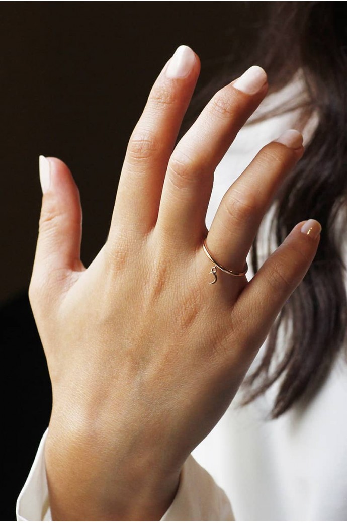 Günlük Minimal Rose Altın Yüzük 8 Ayar 1,42 gr 