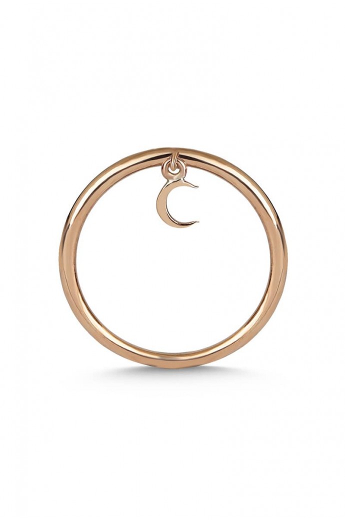 Günlük Minimal Rose Altın Yüzük 8 Ayar 1,42 gr 