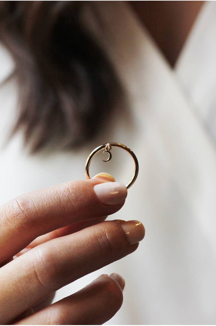 Günlük Minimal Rose Altın Yüzük 8 Ayar 1,42 gr 