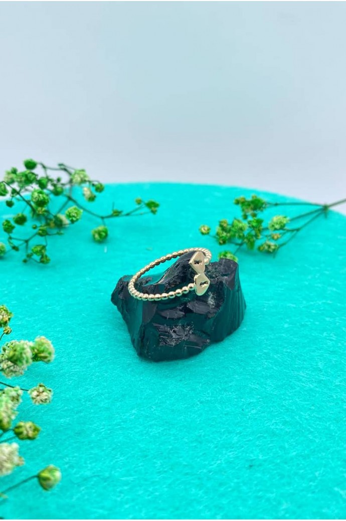 Günlük Minimal Rose Altın Yüzük 8 Ayar 1,12 gr