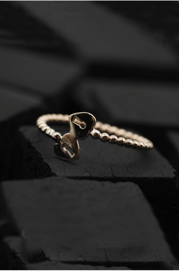 Günlük Minimal Rose Altın Yüzük 8 Ayar 1,12 gr