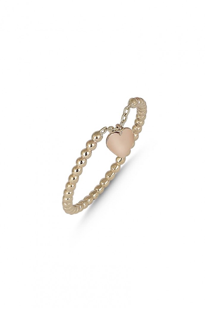 Günlük Minimal Rose Altın Yüzük 8 Ayar 1,21 gr