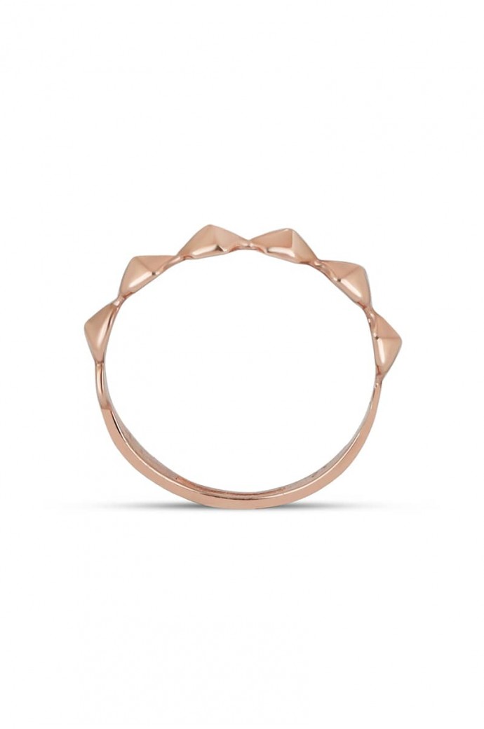 Günlük Minimal Rose Altın Yüzük 8 Ayar 0,84 gr