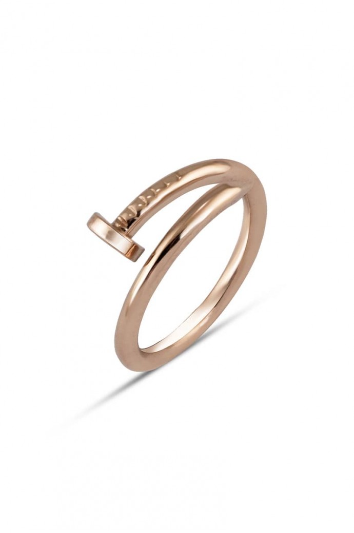 Günlük Minimal Rose Altın Yüzük Günlük Minimal Rose Altın Yüzük