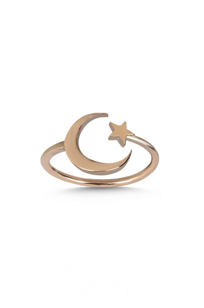 Günlük Minimal Rose Altın Yüzük Günlük Minimal Rose Altın Yüzük